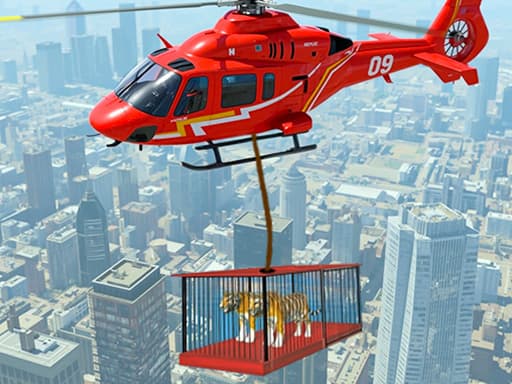 Animal Helicopter Rescue Game thumbnail