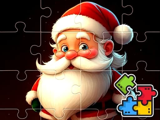 Christmas Puzzle With Santa thumbnail