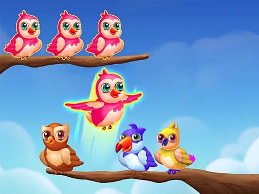 Birds Sort Color Match Puzzle thumbnail