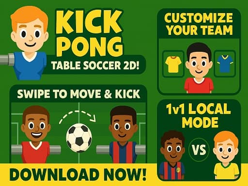 Kick Pong Table Soccer thumbnail