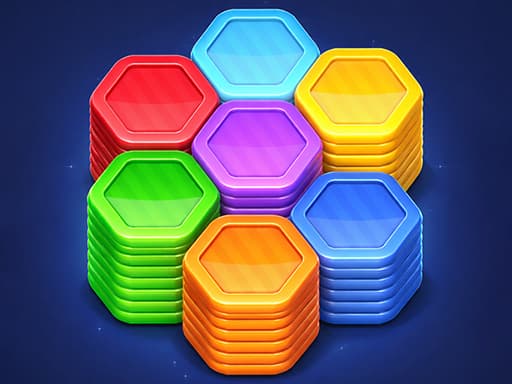 Hexa Color Stack Game thumbnail
